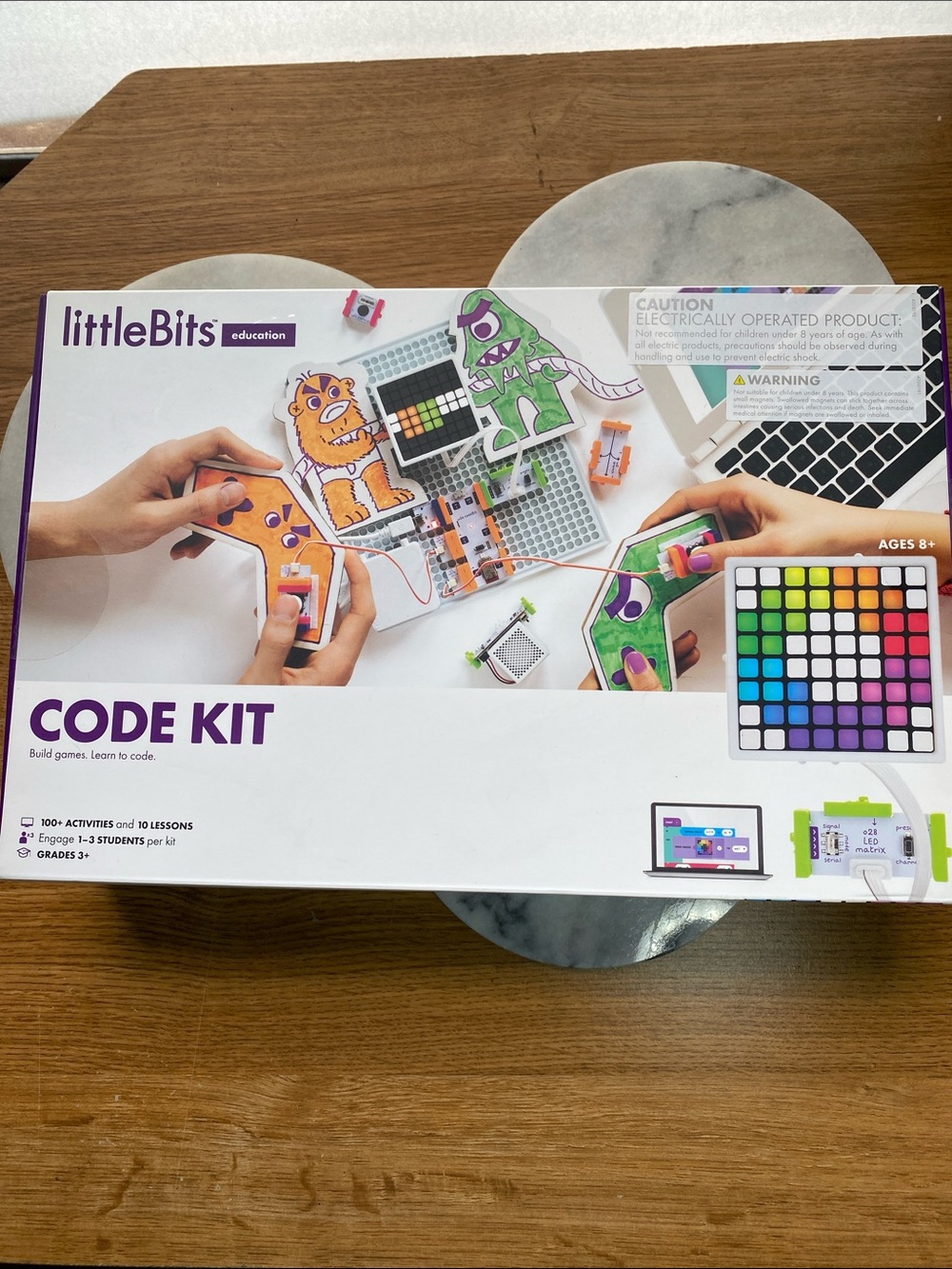 littleBits Education Code Kit 16 Modular Circuits 8X8 LED Matrix Factory Sealed